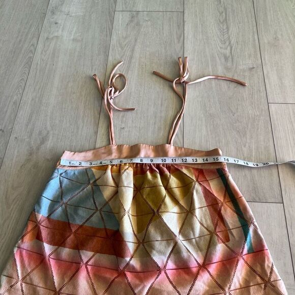 Anthropologie Akemi + Kin Geo Print Tie Shoulder Tank Size Xs - Picture 2 of 8